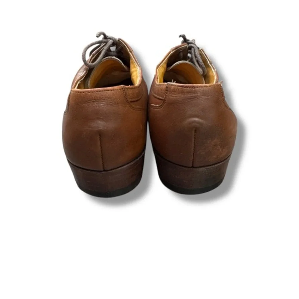 Sante‎ Majestik 11 D/B Brown Cap Toe Oxford Dress Shoes Leather Signature